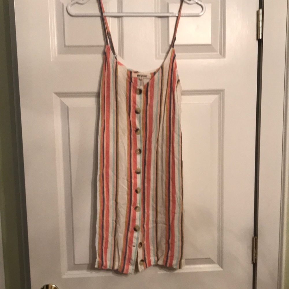 Rip curl seaport striped dress (M)